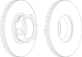 REMSCHIJF MERCEDES T2-LN1 - VARIO